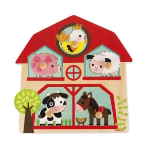 Puzle encajable musical "mis amigos los animales de la granja"
