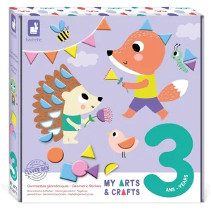 3 años - pegatinas geométricas